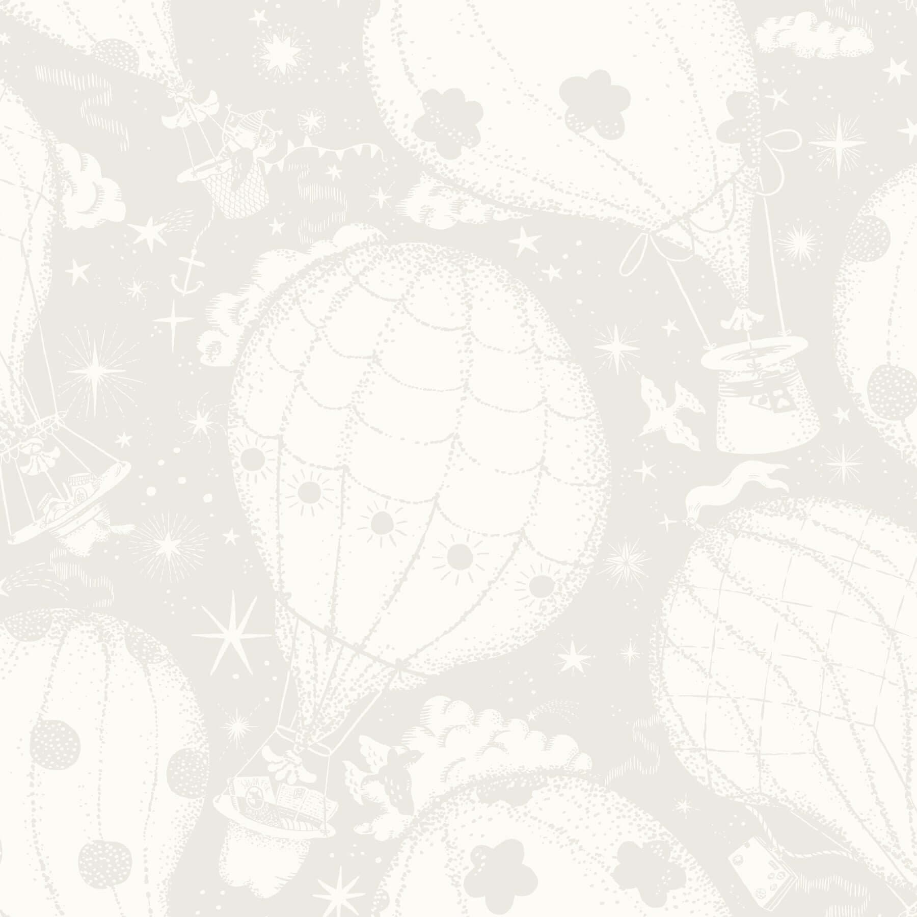 Ballongerna Wallpaper- Grey