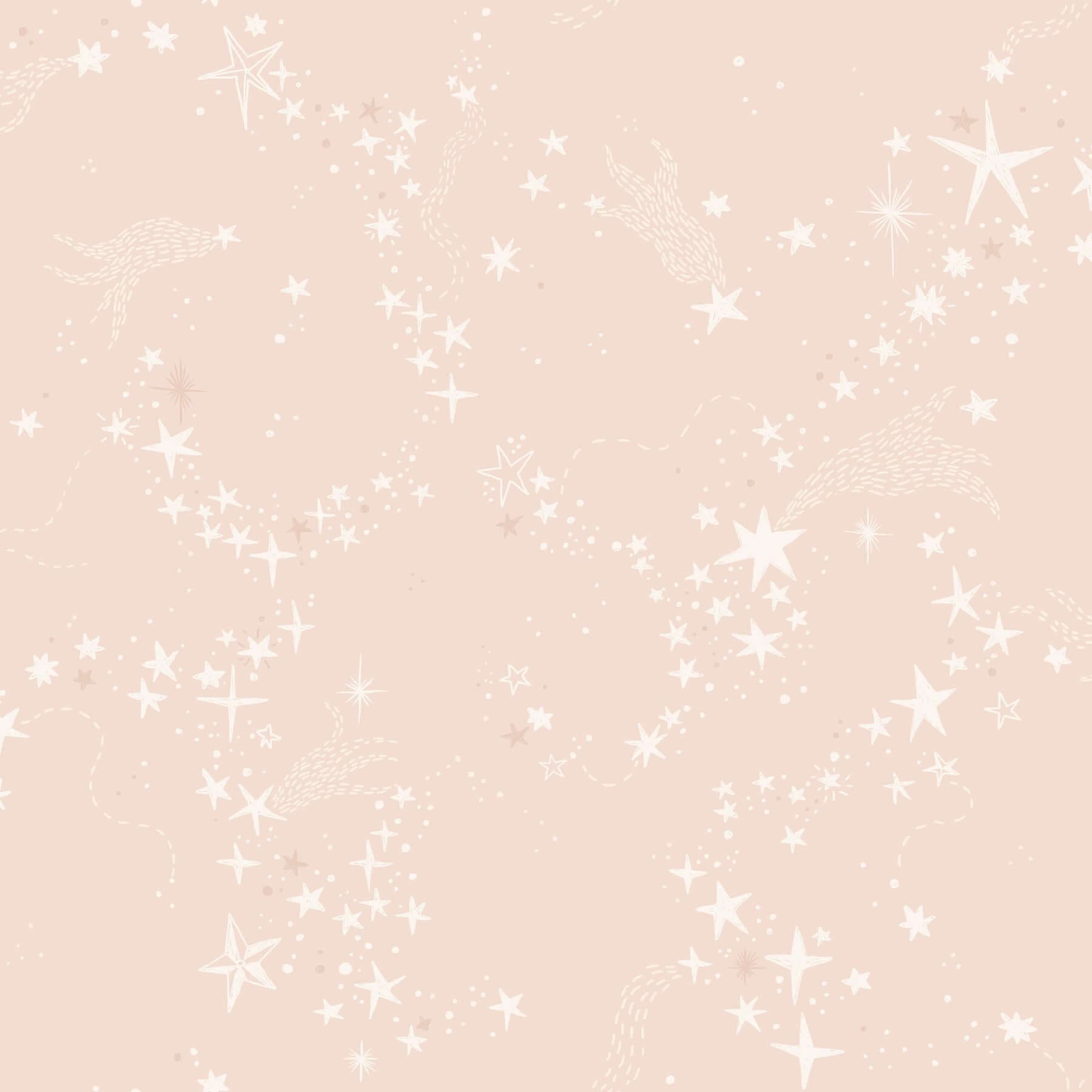 Stjärnhimmel Wallpaper- Pink