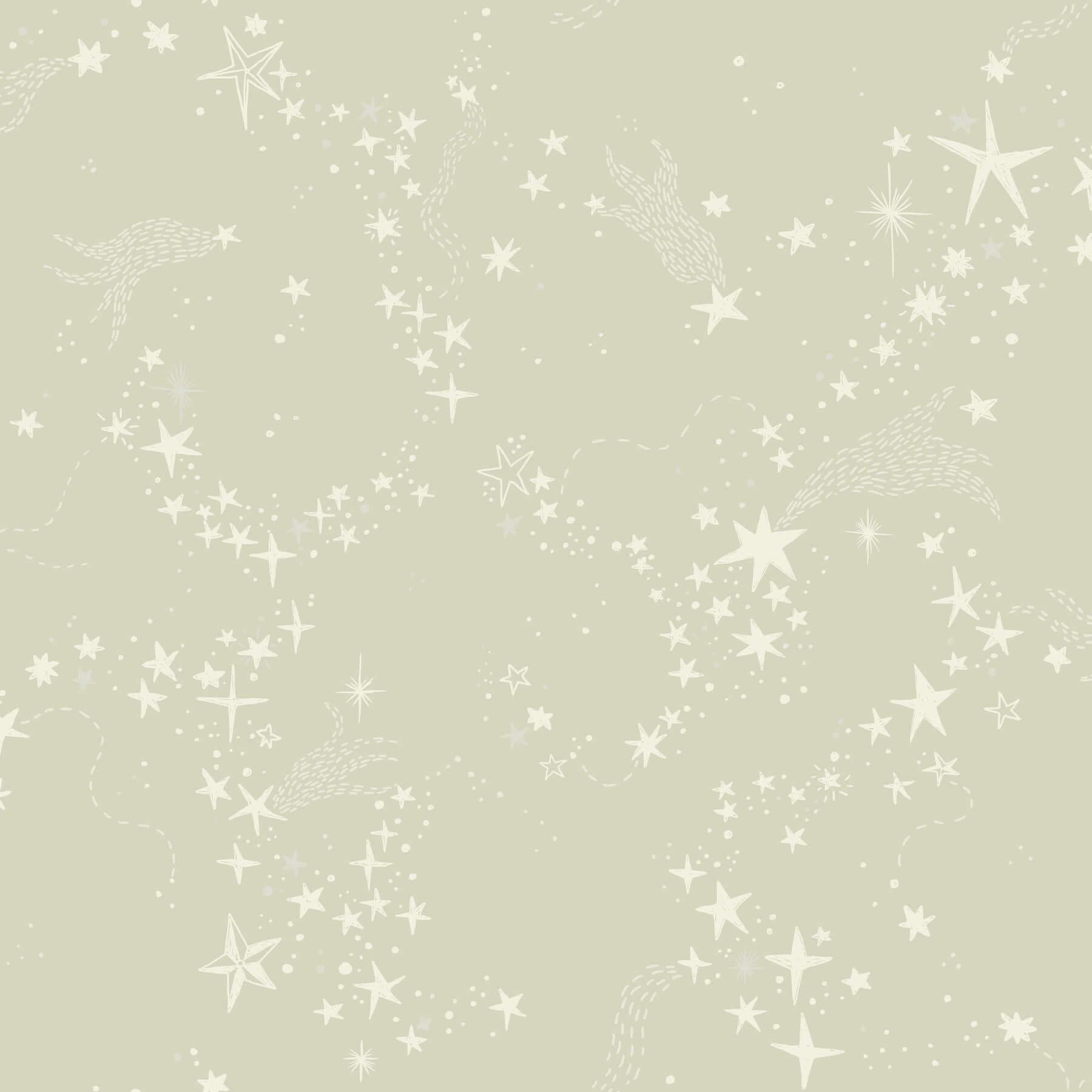 Stjärnhimmel Wallpaper- Light Green