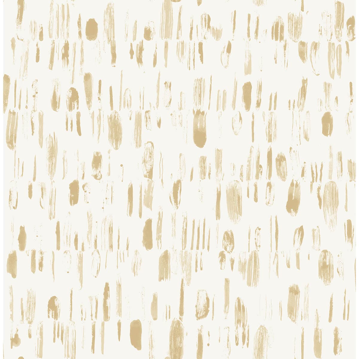 Dwell Gold Brushstrokes Wallpaper