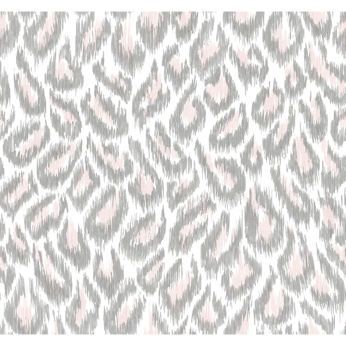 Electra Blush Leopard Spot String Wallpaper
