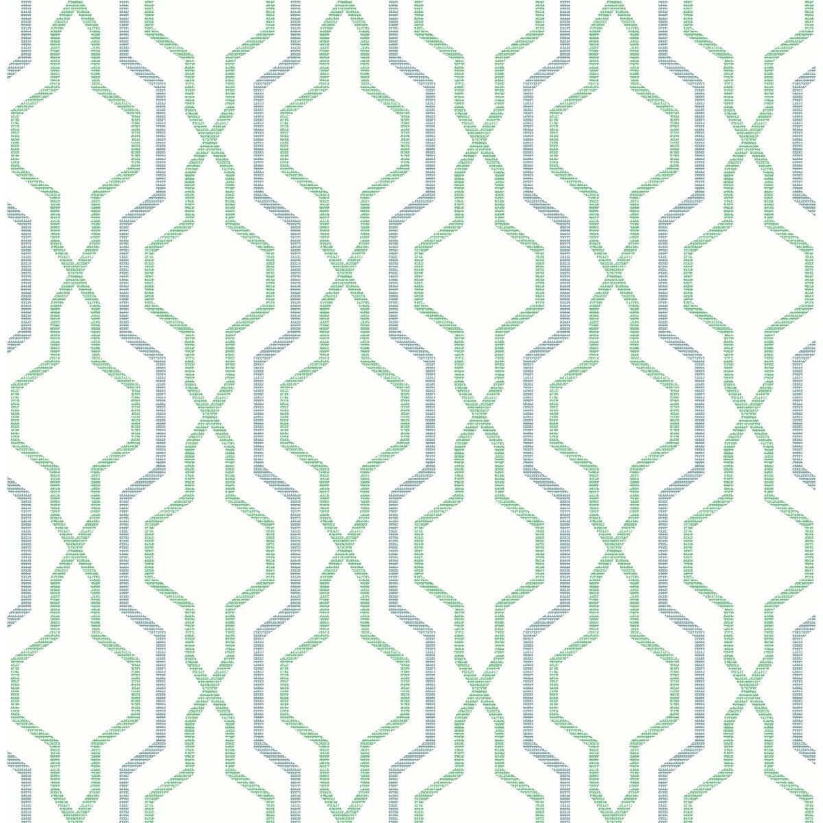 Rion Green Trellis Wallpaper