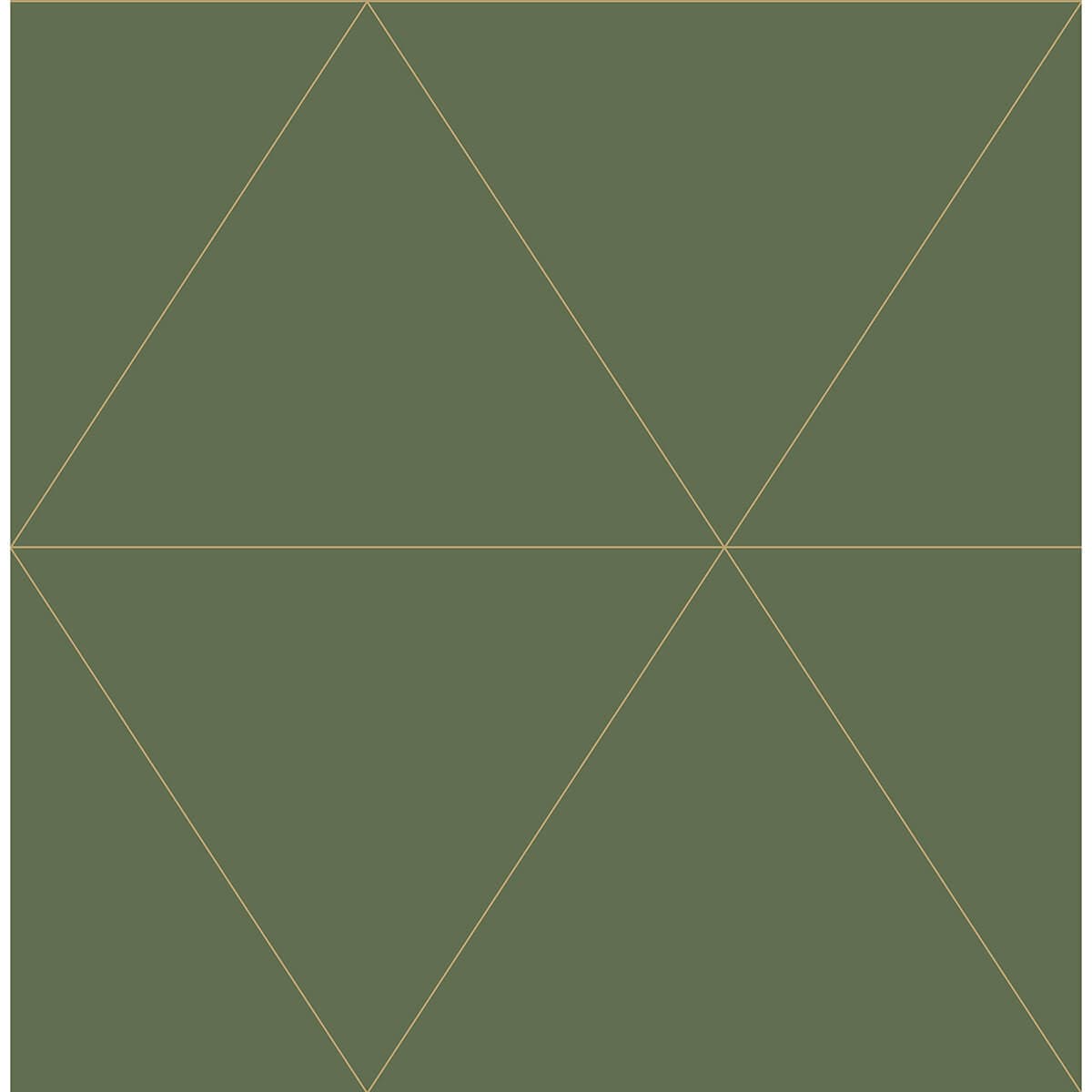 Twilight Moss Geometric Wallpaper