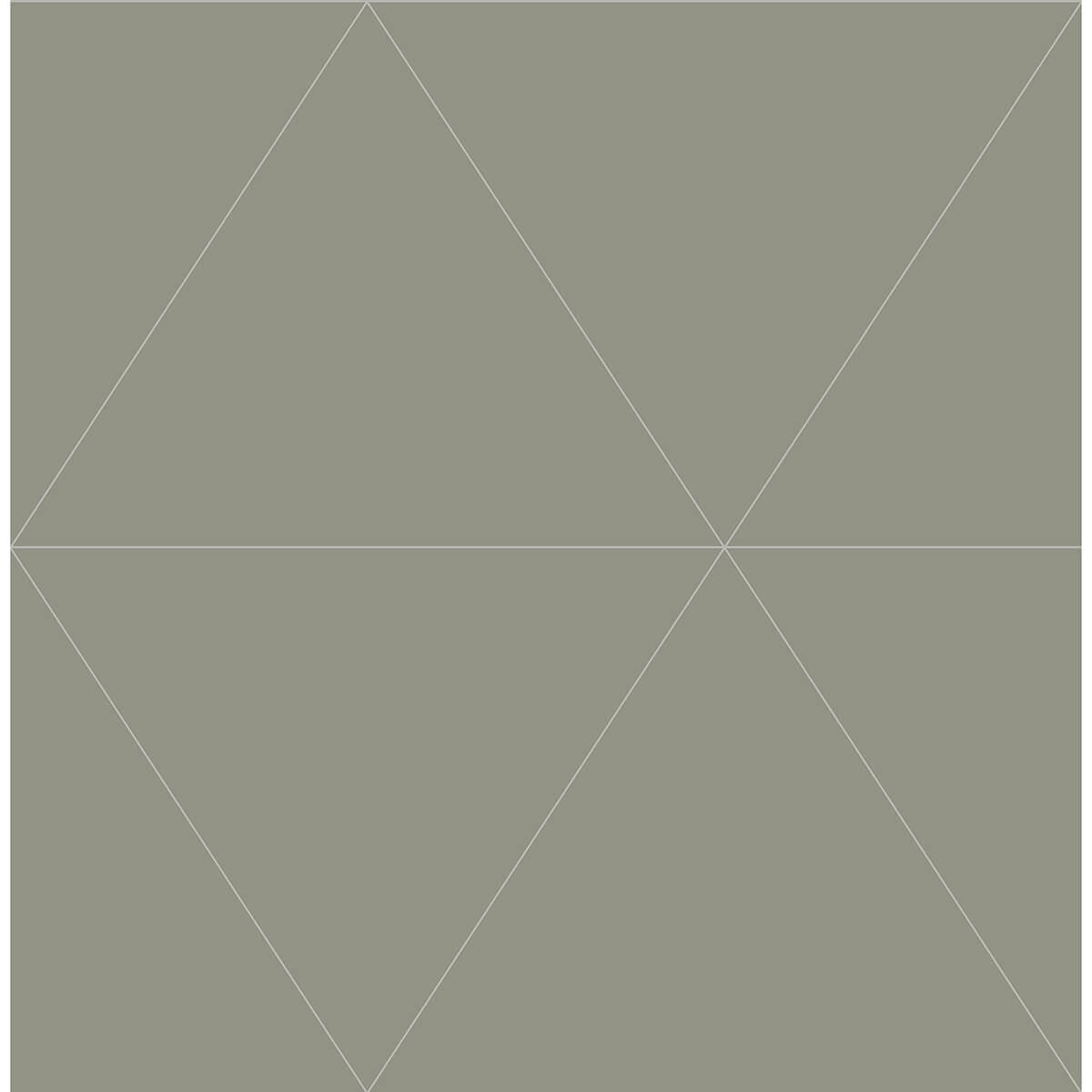 Twilight Silver Geometric Wallpaper