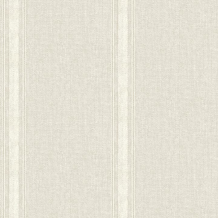 Linette Beige Fabric Stripe Wallpaper