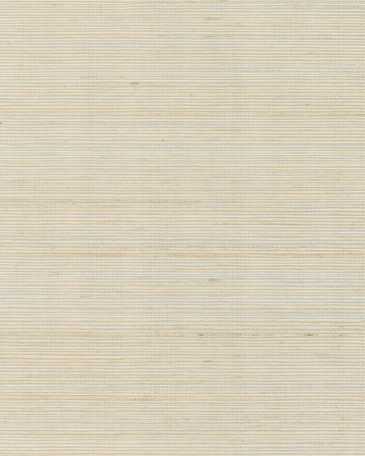 Maguey Silver and White Sisal Wallpaper- Silver and White