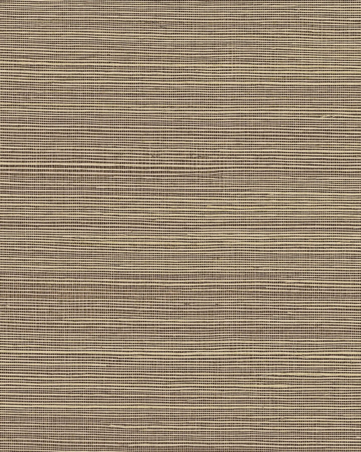 Maguey Black and Taupe Sisal Wallpaper- Black and Taupe