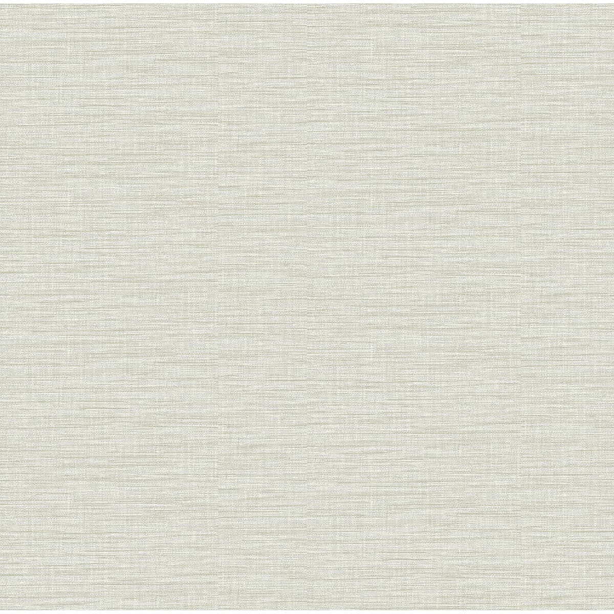 Lela Silver Faux Linen Wallpaper