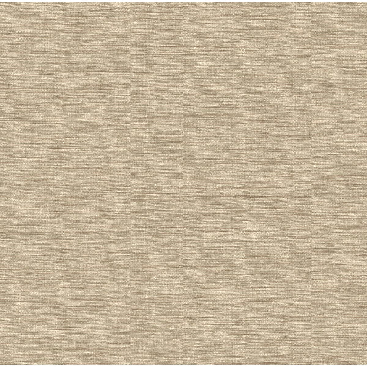 Lela Wheat Faux Linen Wallpaper