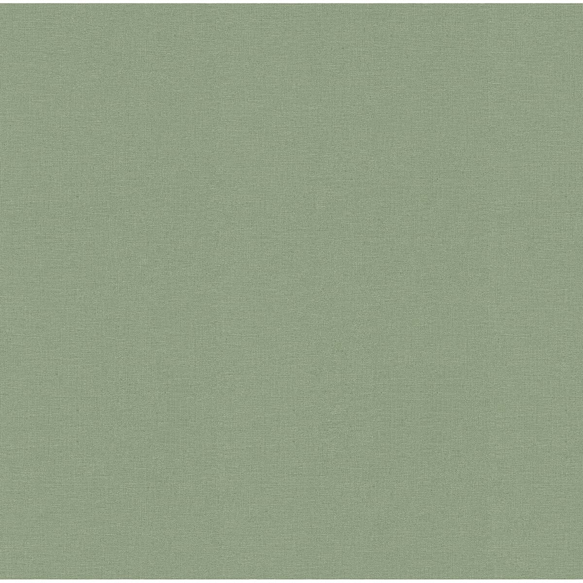 Meade Green Fine Weave Wallpaper