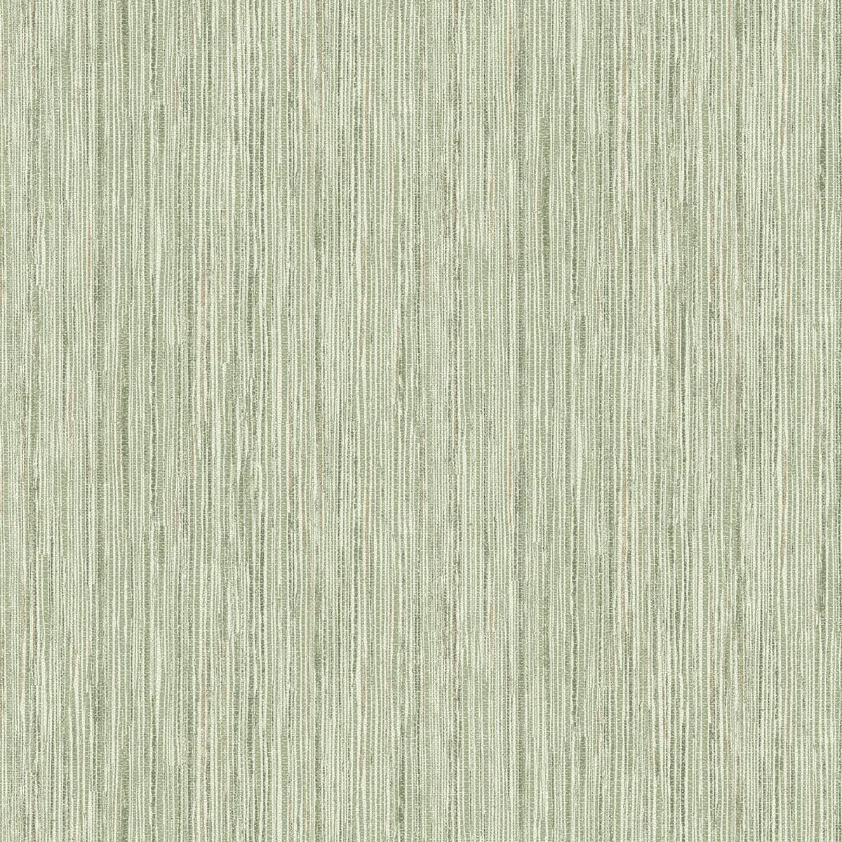 Justina Green Faux Grasscloth Wallpaper