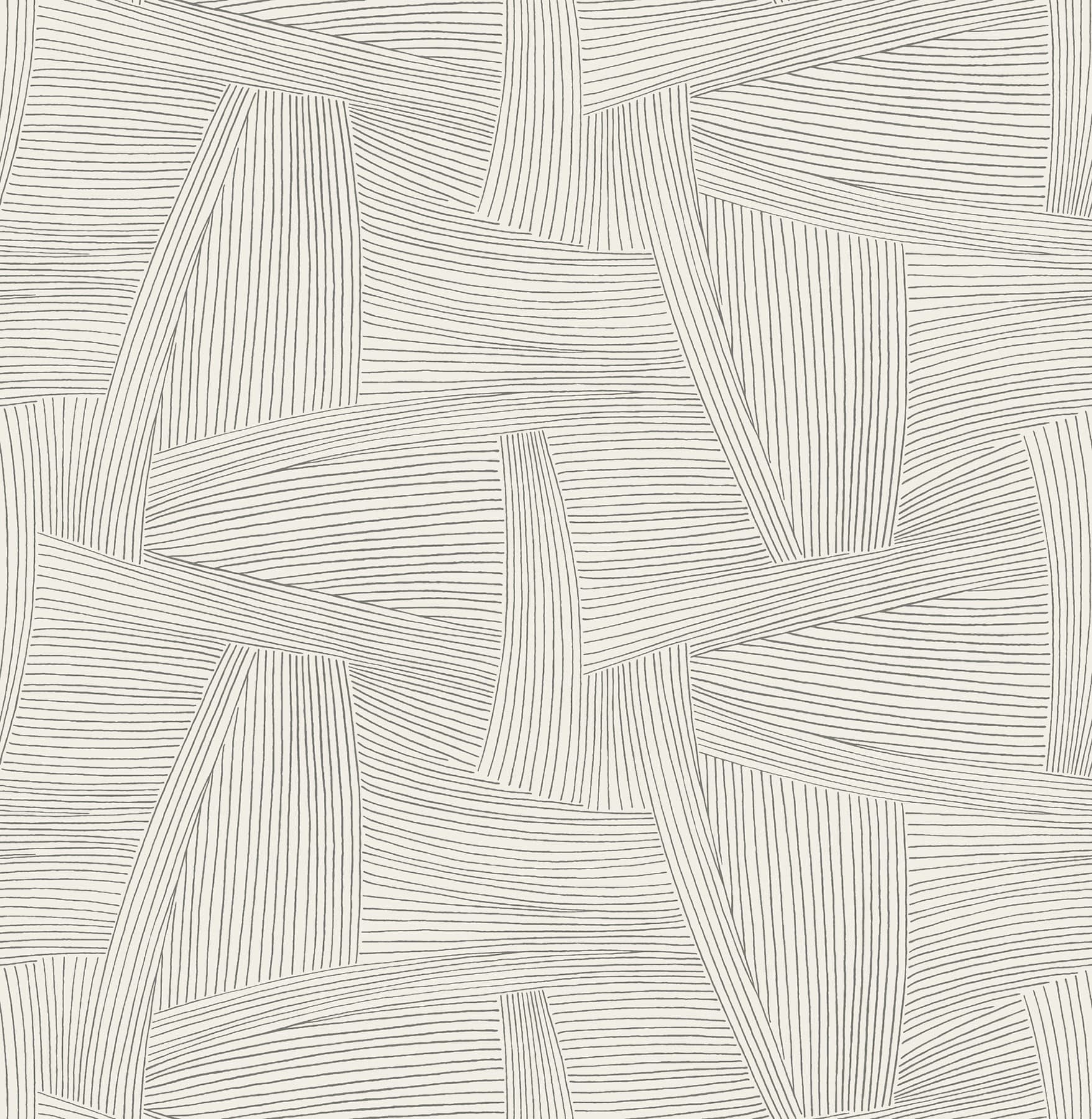 Reid Woven Geometric Grey Wallpaper