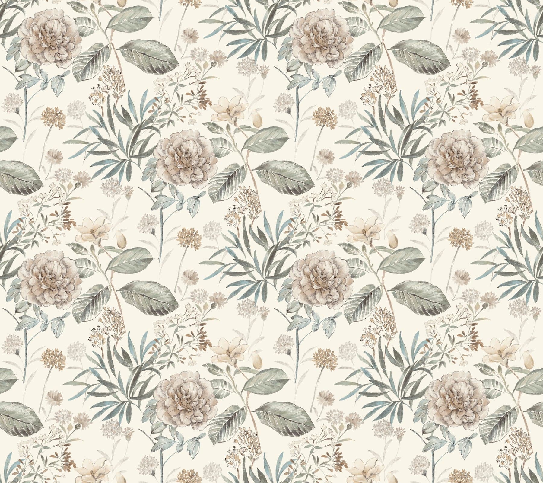 Midsummer Floral Hazel Wallpaper