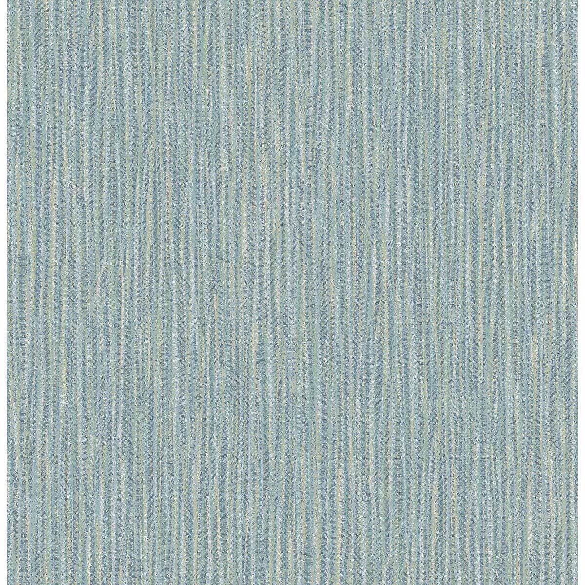 Raffia Aqua Faux Grasscloth Wallpaper
