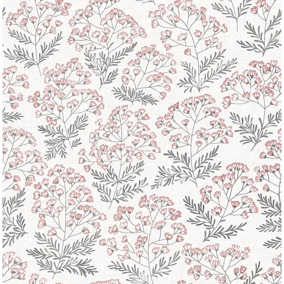 Floret Pink Flora Wallpaper