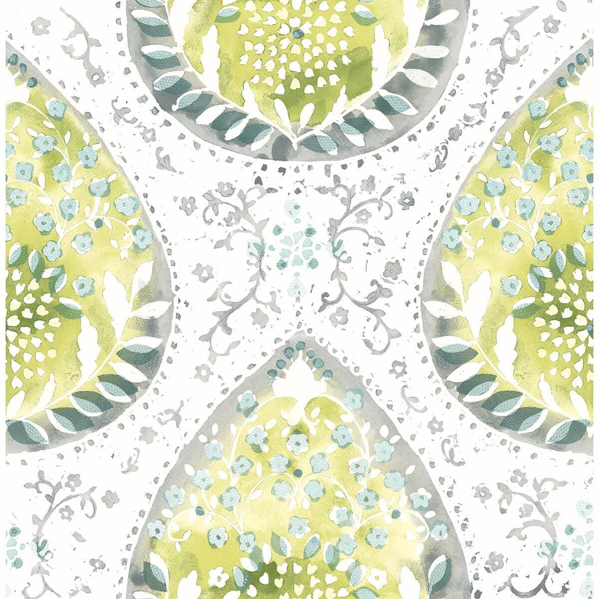 Alistair Green Medallion Wallpaper