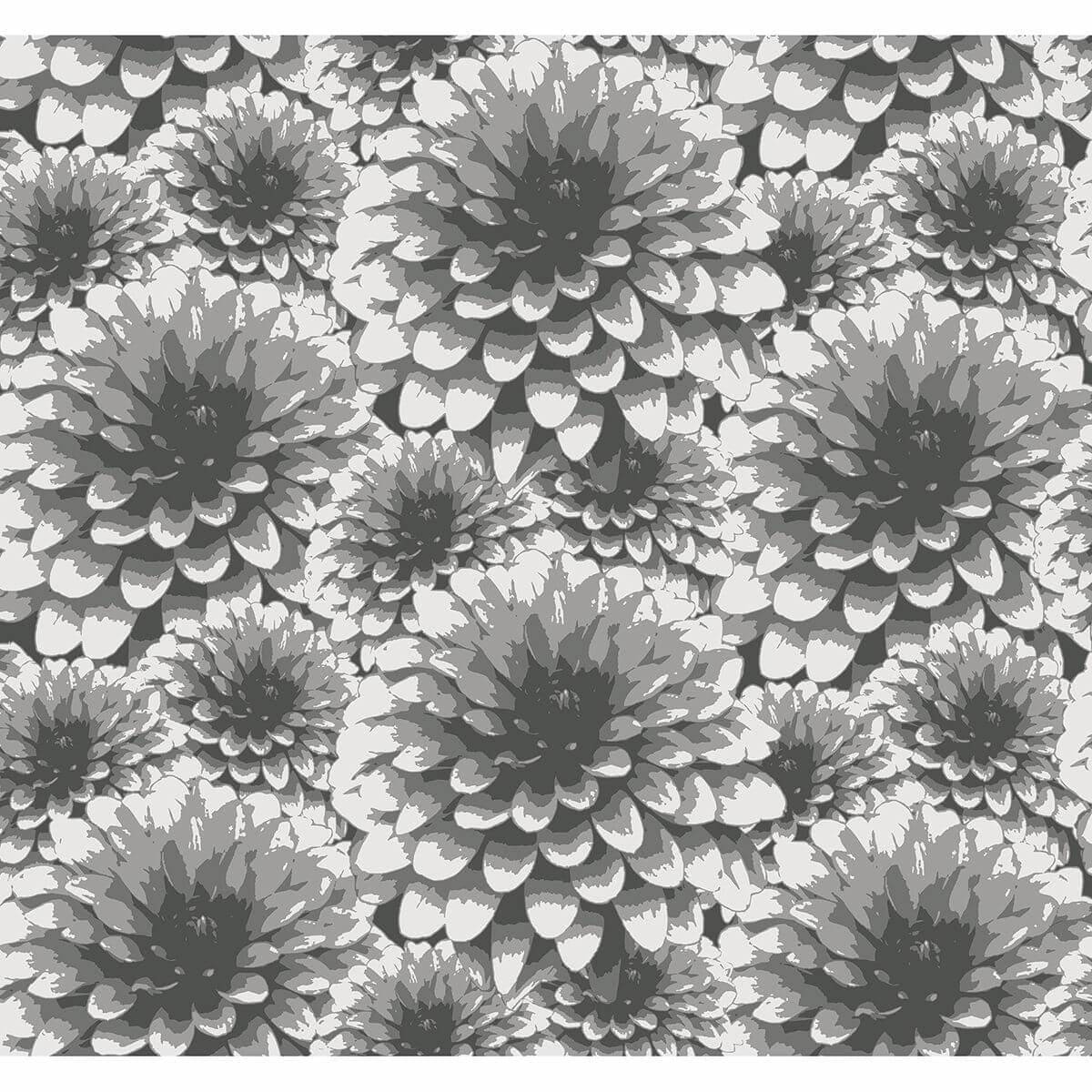 Umbra Charcoal Floral Wallpaper