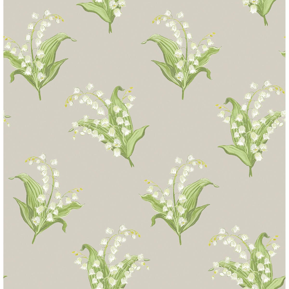 Farmington Stone Lily of the Valley Wallpaper By Erin Gates