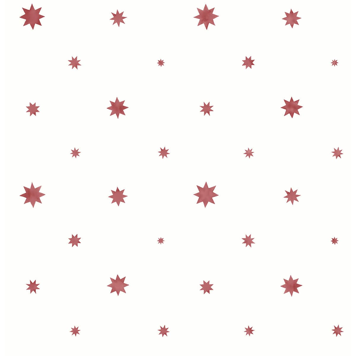 Henry Red Starburst Wallpaper By Erin Gates