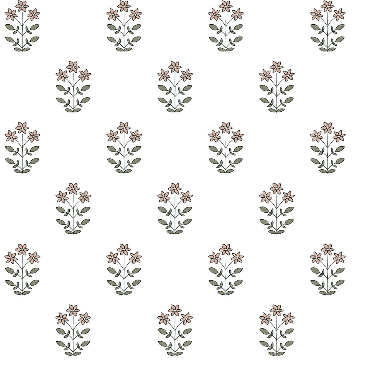 Kit Petal Floral Wallpaper By Erin Gates