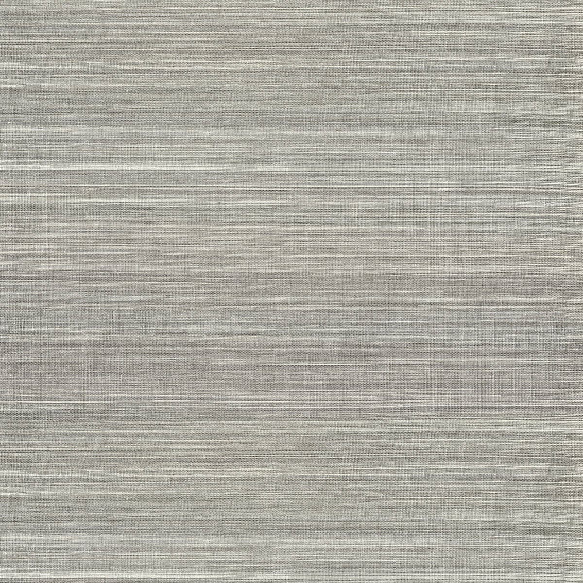 Nathan Silver Grasscloth Wallpaper