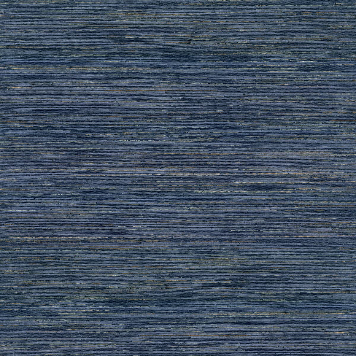 Pattini Indigo Grasscloth Wallpaper