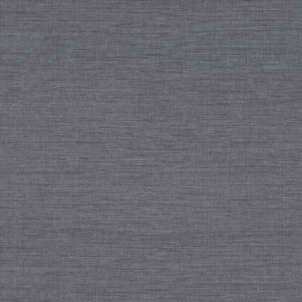 Essence Dark Grey Linen Texture Wallpaper