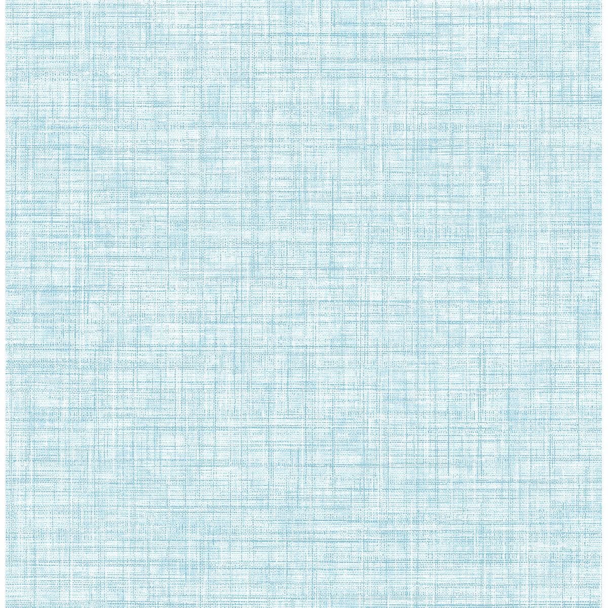 Mendocino Blue Linen Wallpaper