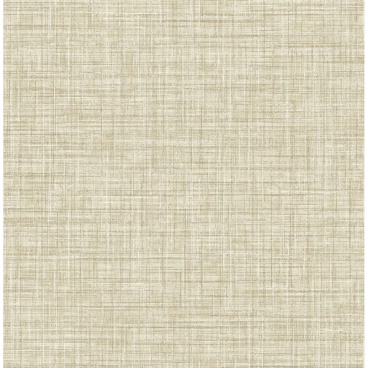 Mendocino Light Brown Linen Wallpaper