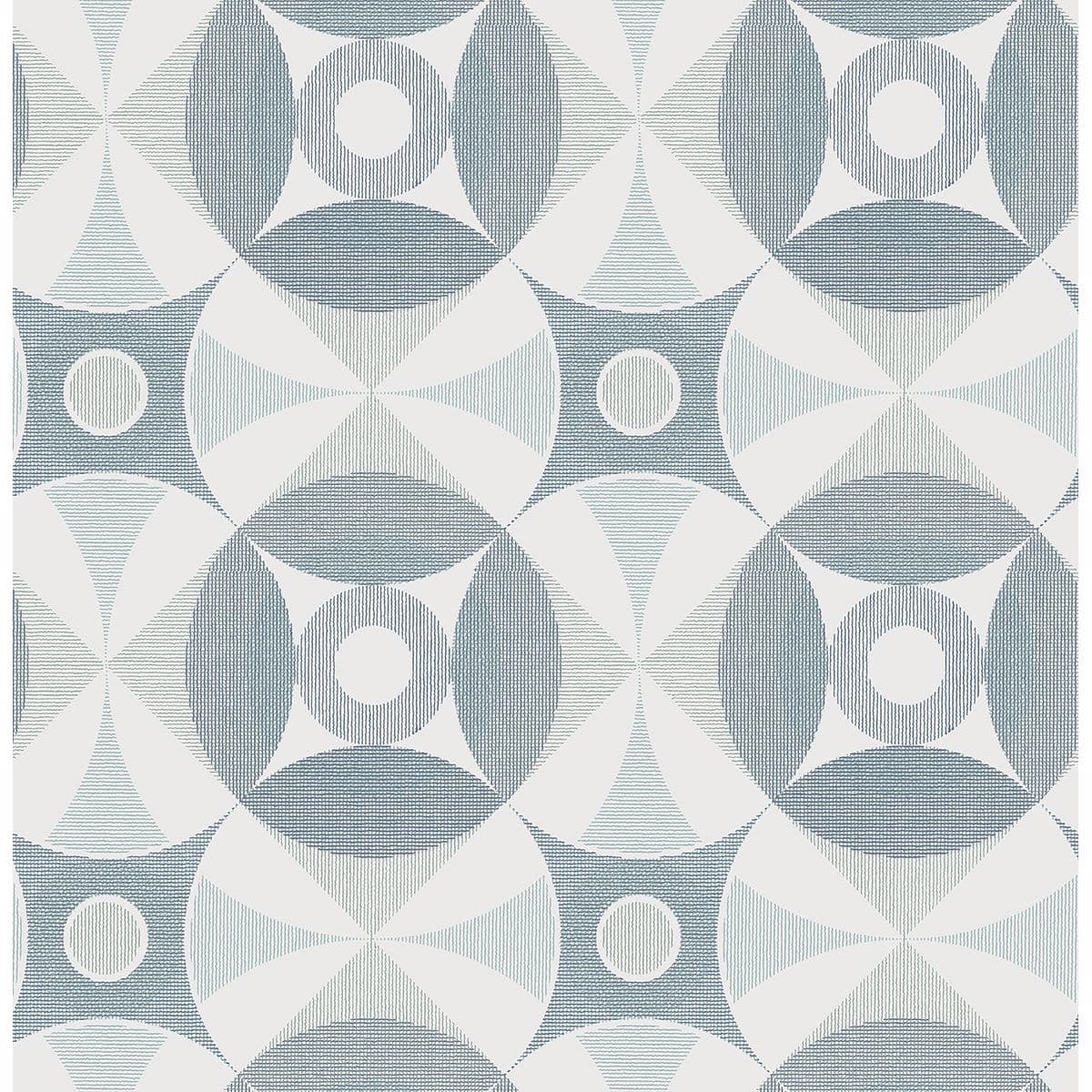 Ellis Teal Geometric Wallpaper