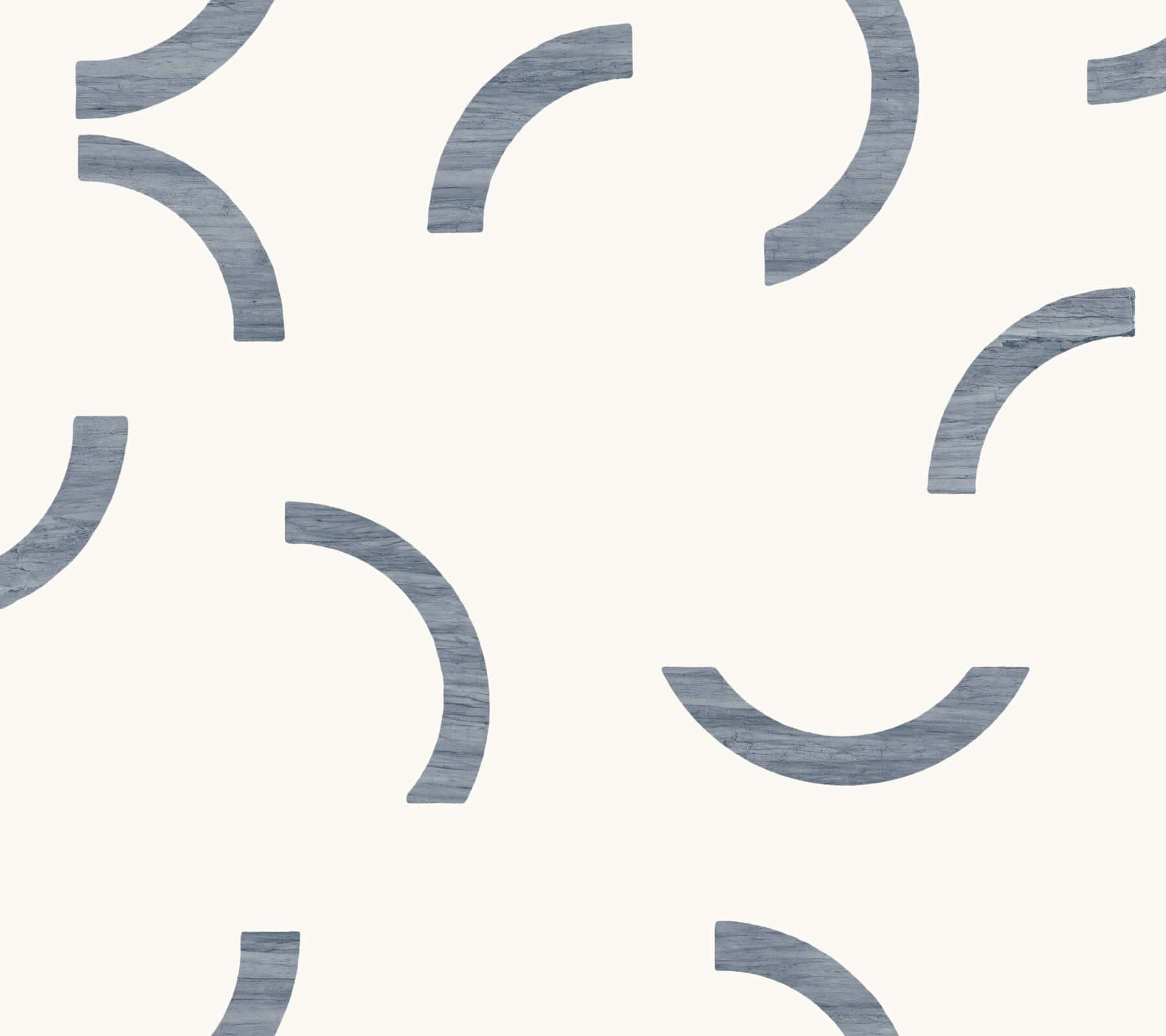 Lunula Wallpaper- Navy