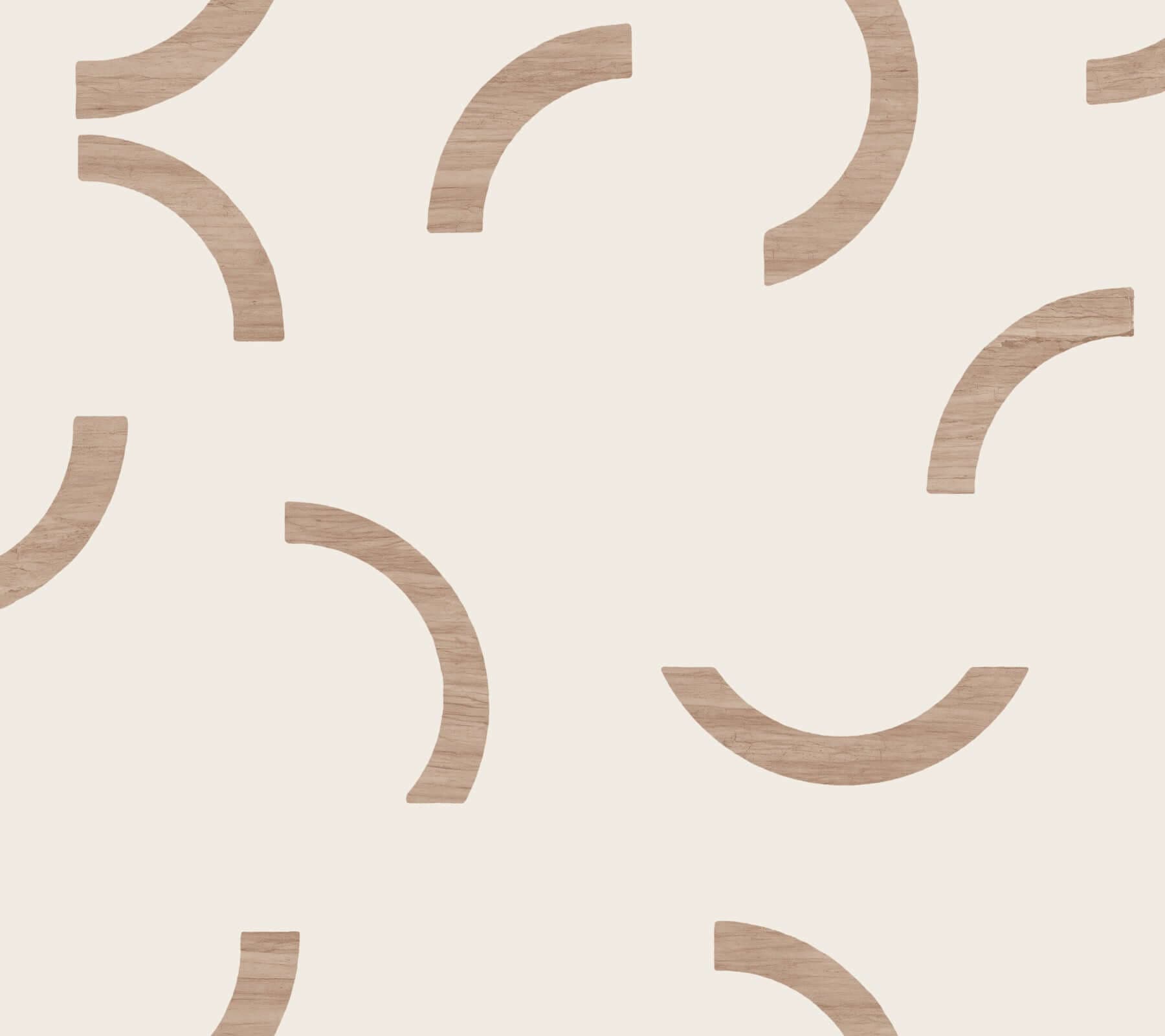 Lunula Wallpaper- Clay