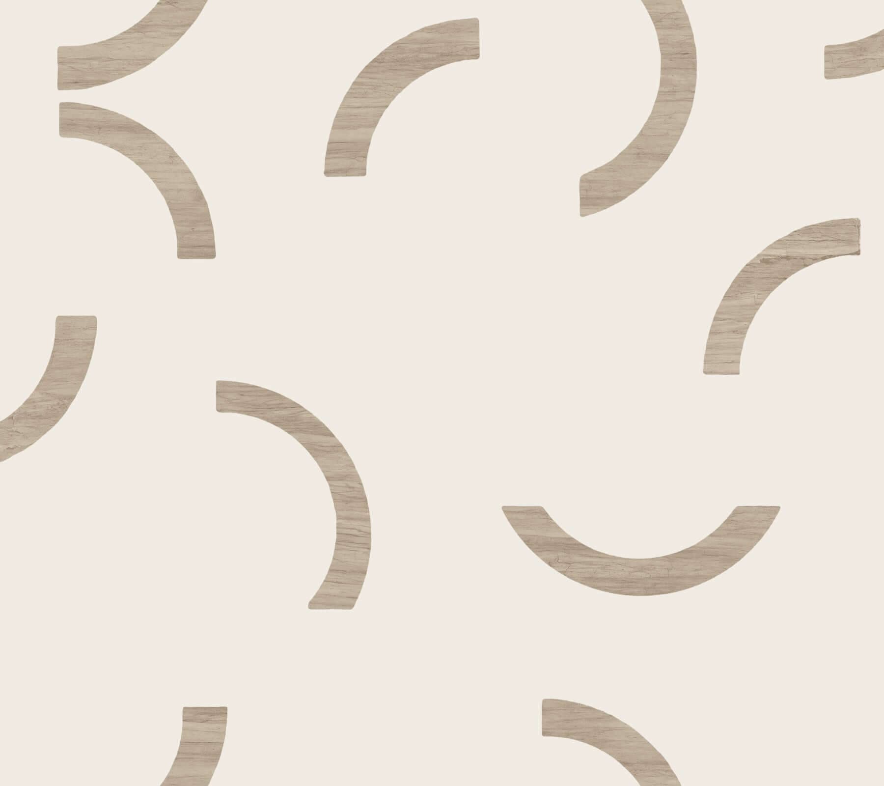 Lunula Wallpaper- Taupe