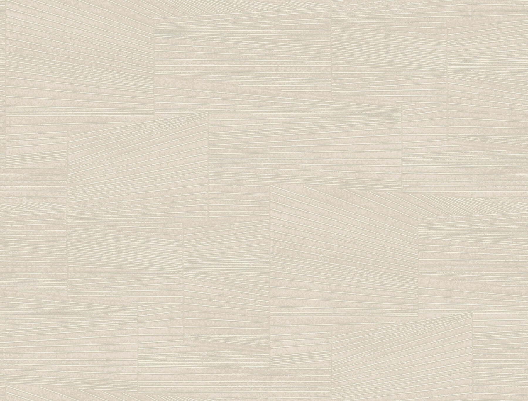 Higher Ground Geo Wallpaper- Straw