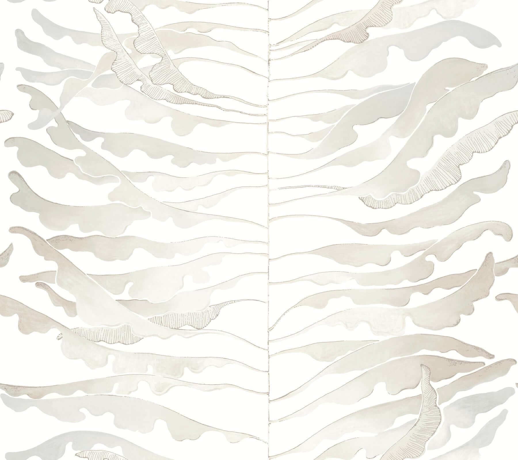Leaf Column Wallpaper- Neutral