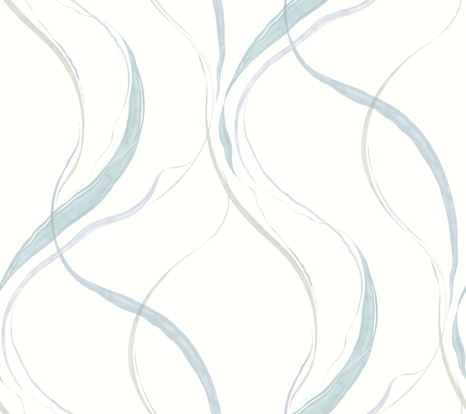 Ink Flow Wallpaper- Seaglass