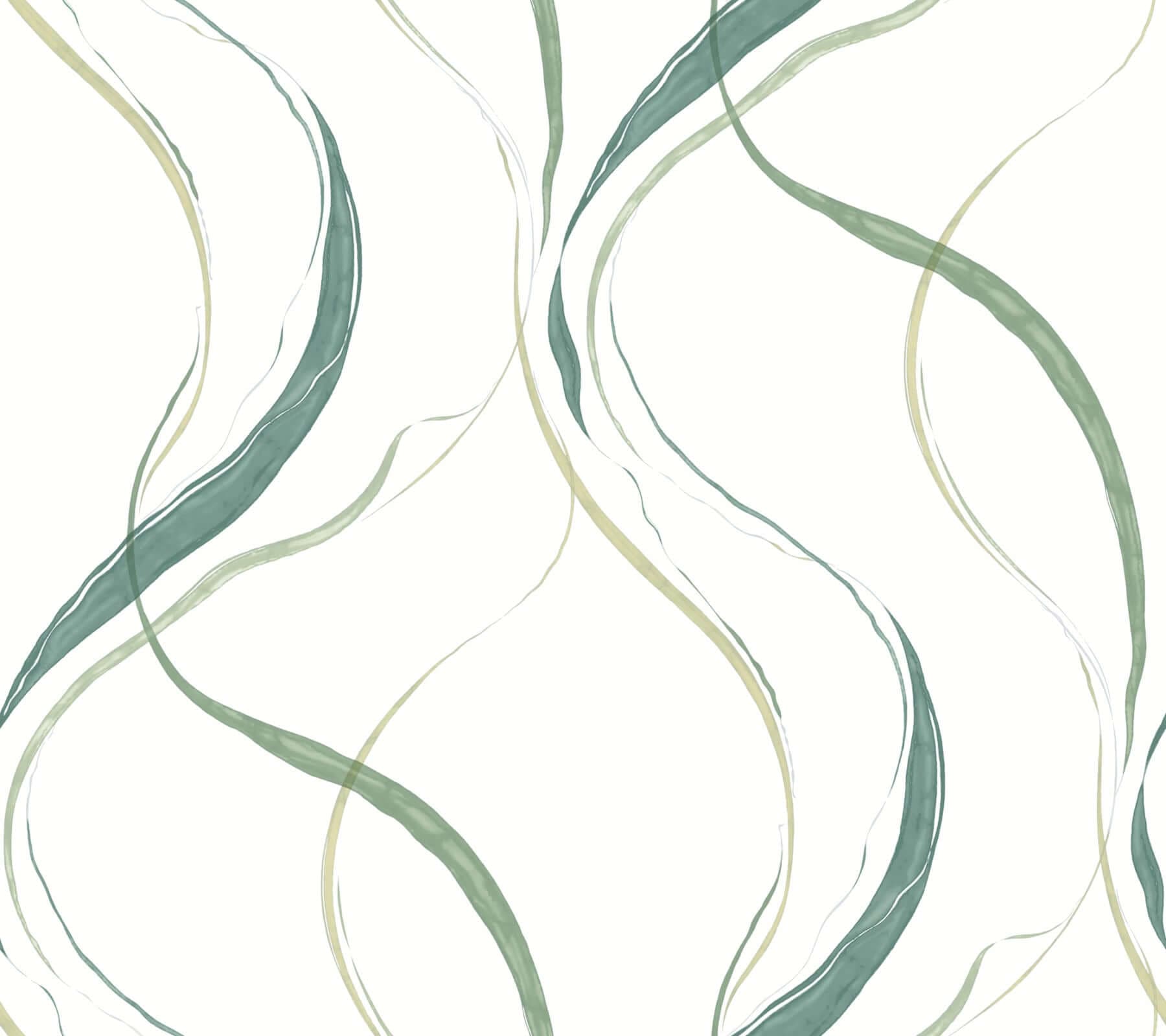 Ink Flow Wallpaper- Green