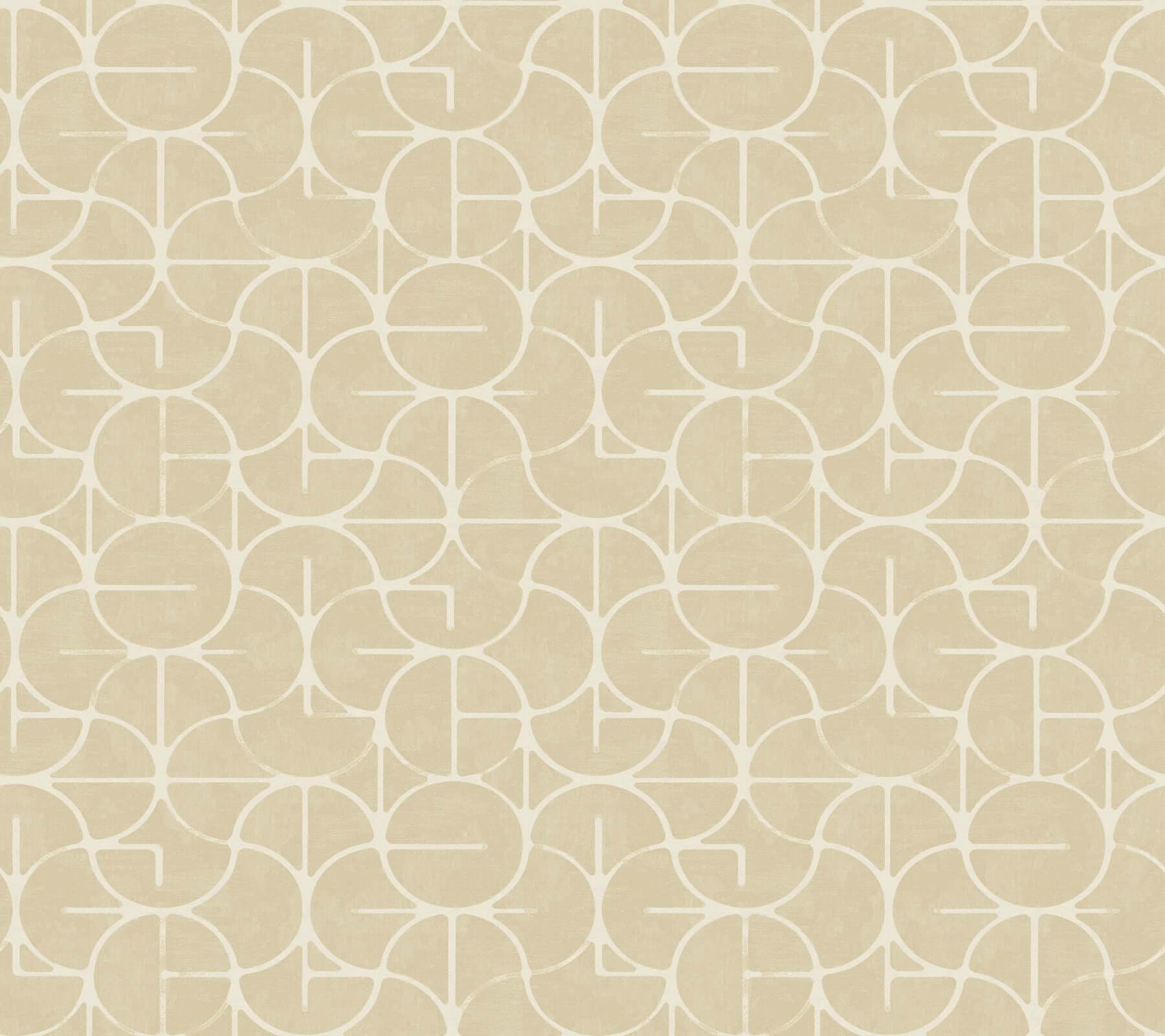 Looking Glass Wallpaper- Straw