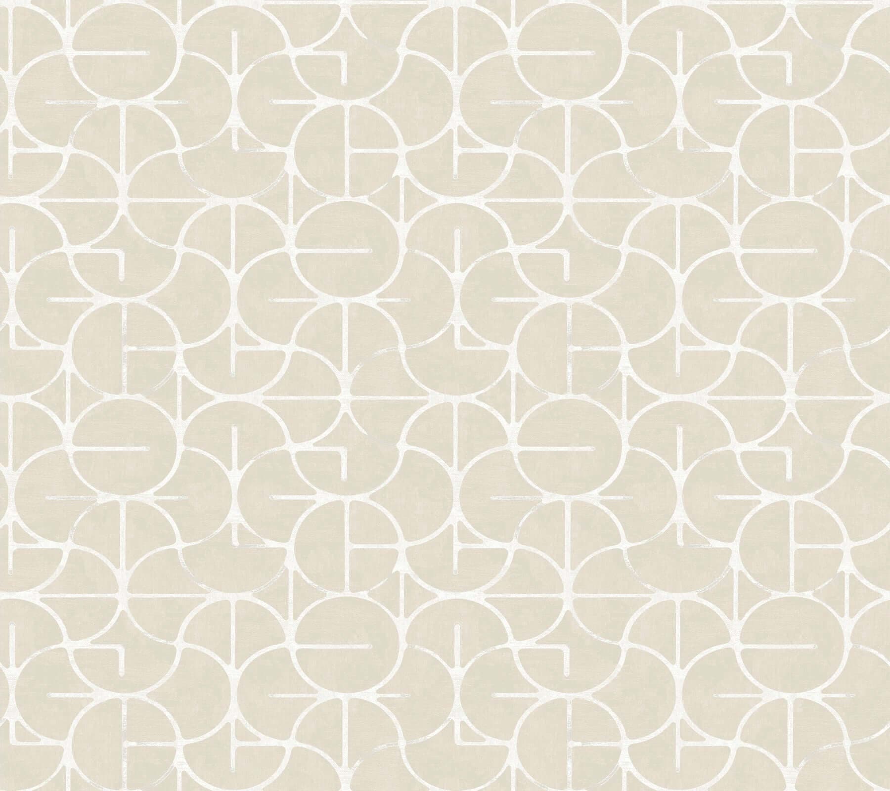 Looking Glass Wallpaper- Beige