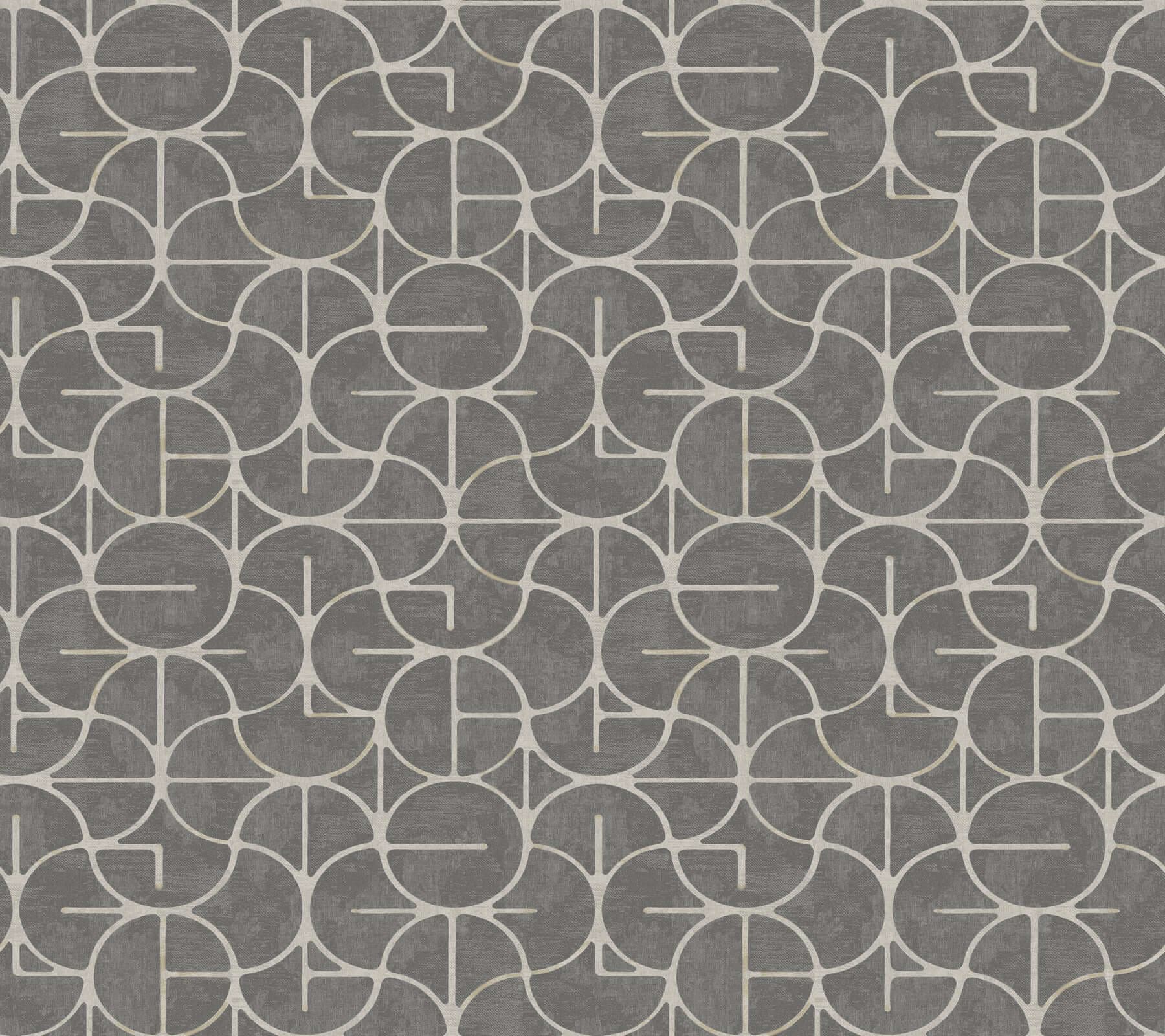 Looking Glass Wallpaper- Charcoal