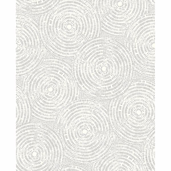 Vatten Platinum Geometric Wallpaper