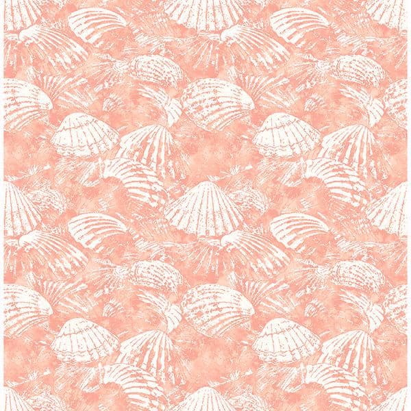 Surfside Coral Shells Wallpaper