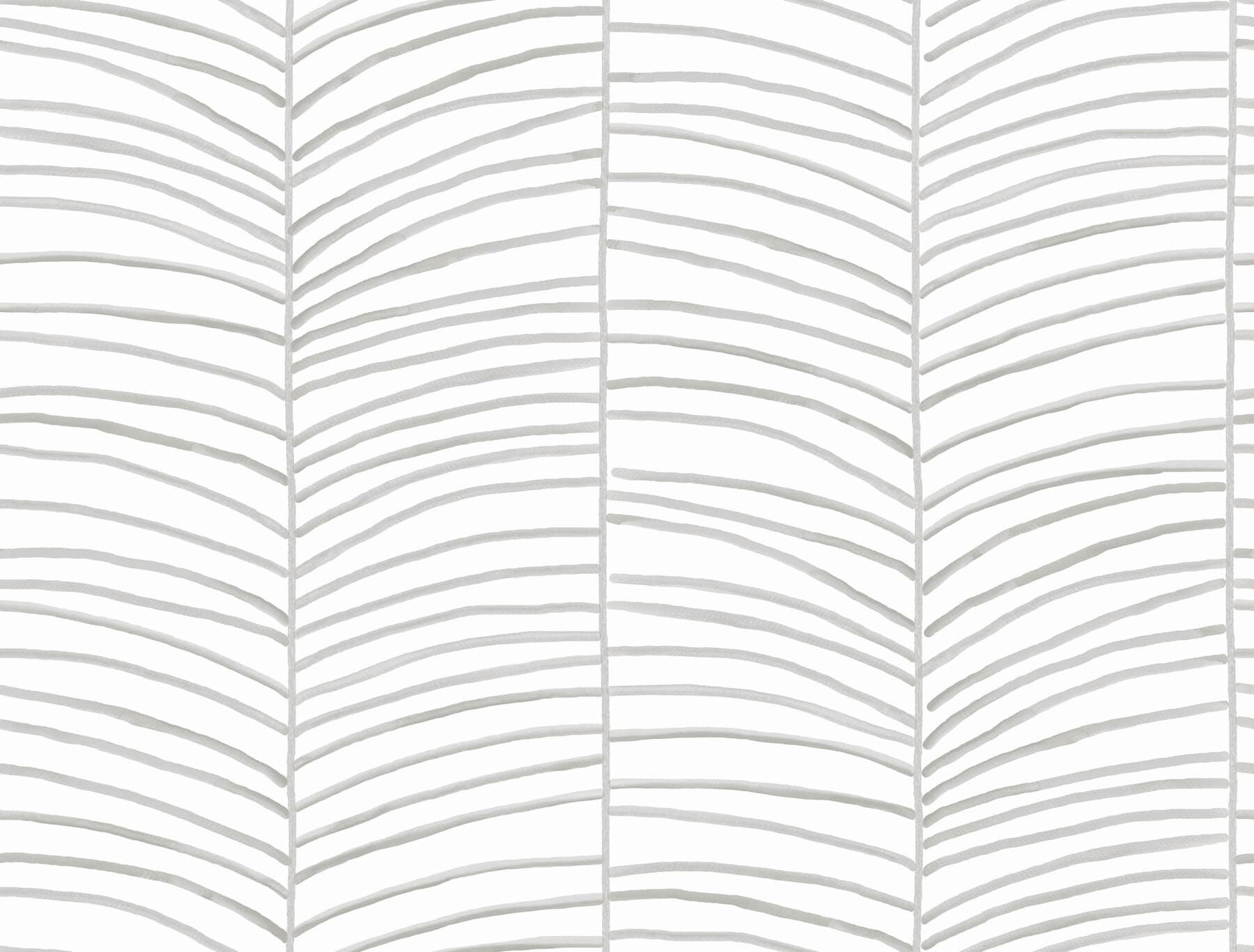 Cascade Palm Grey Chic Tropics Peel + Stick Wallpaper