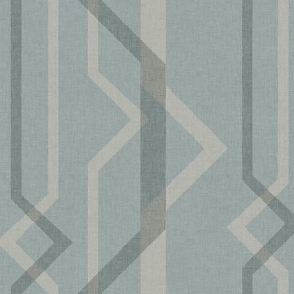 Shape Shifter Wallpaper- Washed Denim