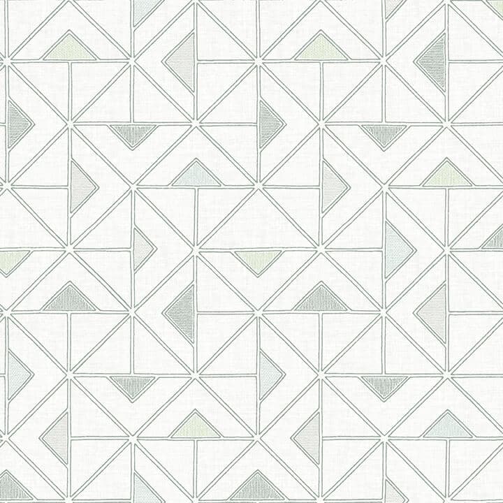 Jekyl Green Triangles Wallpaper