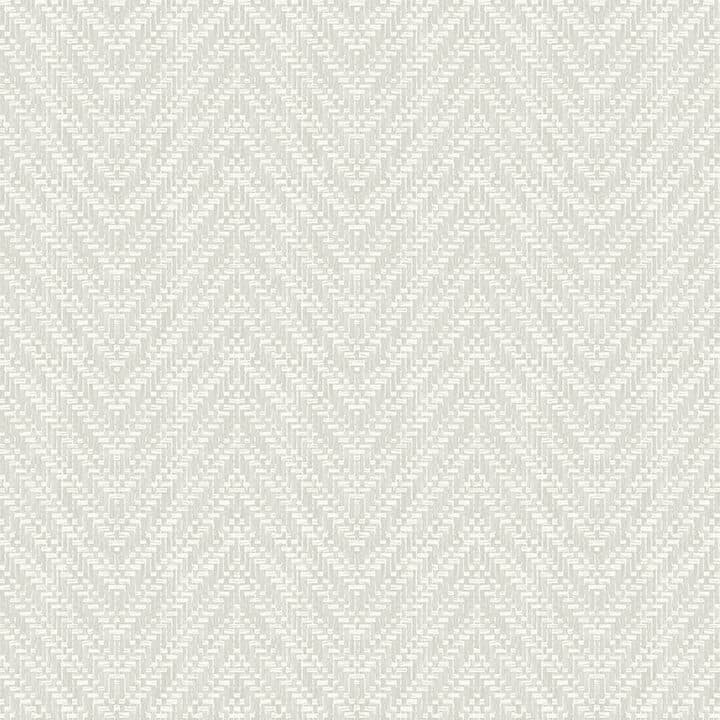 Glynn Silver Chevron Wallpaper