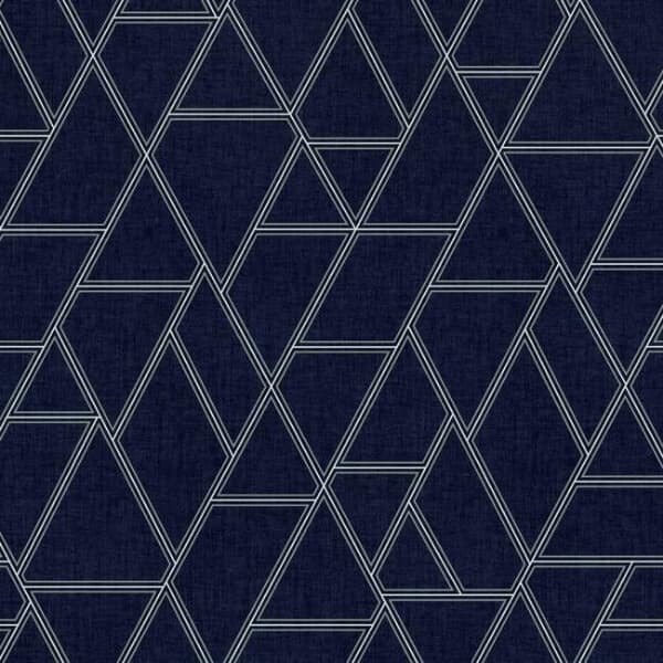 Pathways Wallpaper- Navy