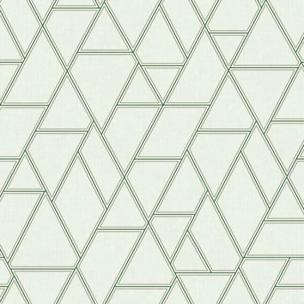 Pathways Wallpaper- White/Green