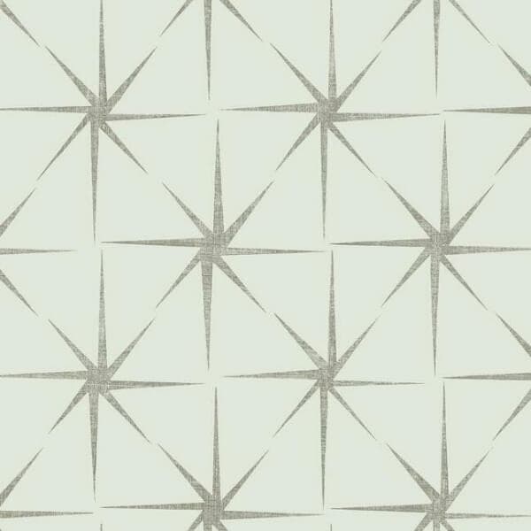 Evening Star Wallpaper- Silver