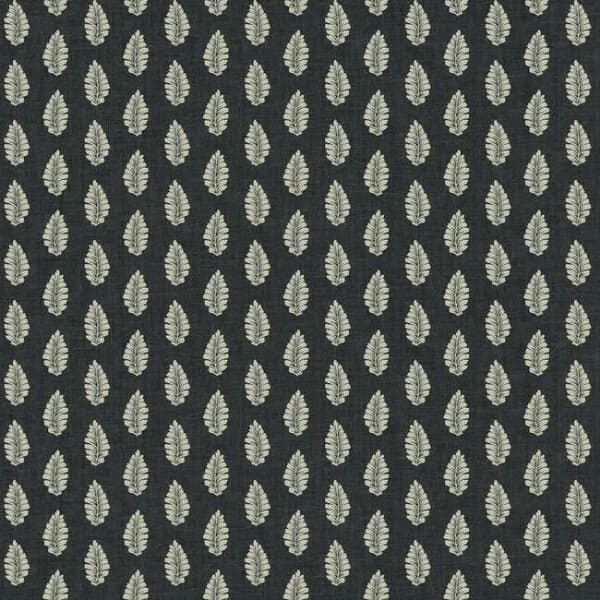 Leaf Pendant Wallpaper- Black